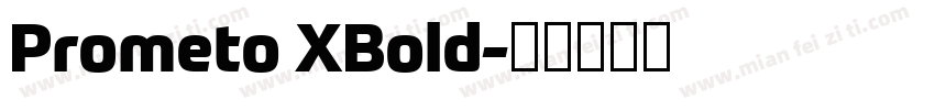 Prometo XBold字体转换